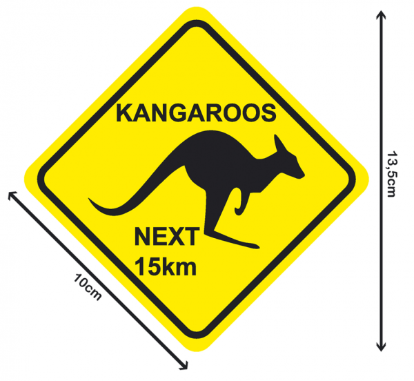 Aufkleber Kangaroos